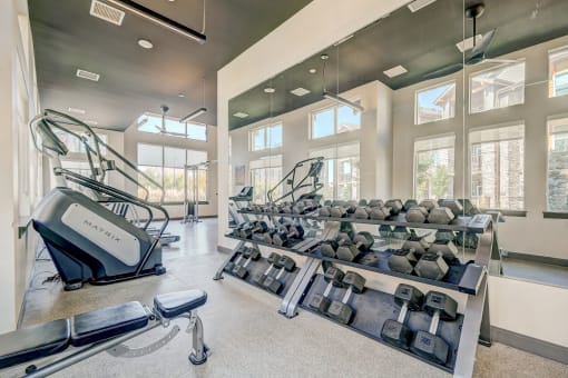 Fitness Center Weights